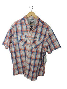 Wrangler Outdoor Mens Plaid Snap Shirt size 3X NWT